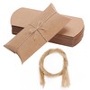 Mr. Pen Kraft Pillow Boxes, 6.3x3.4x1.3 in, 25 Pack with