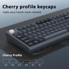KBDiy Apollo PBT Double Shot Keycap Set,176 Keys Grey Custom