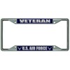 U.S. Air Force Veteran Every State Chrome License Plate Frame