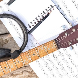 PLIGREAT Fretboard Stickers for Guitar Neck, Tree of Life Inlay Sticker, DIY Guitar Sticker, Decals for Music Guitar, Bass, Acoustic Guitar, Electric Guitar, Silver Thin