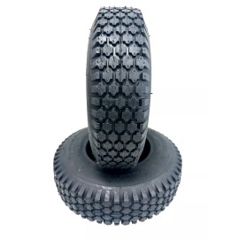 justube (Two) 4.10/3.50-6 4.10/3.50x6 410/350-6 Stud Tubeless 4 PR Heavy Duty