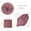 CHUNG Women's Satin Head Scarf Emulation Silk Handbag Hair Ribbons