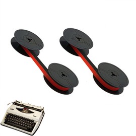 Ink Ribbon for DIN 2103-53mm Diameter Compatible with Classic and Modern Olivetti Models, 7 Metres, Black and Red Colours, Easy Installation and Professional Results (2)