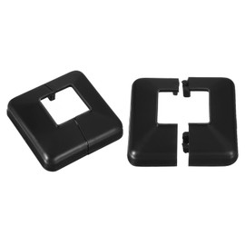 QUARKZMAN Post Trim, Pack of 2 40 x 40 mm/1.6 x 1.6 inches, Plastic Gap Style Post Base Cover for Fence, Stair Railing, Porch, 100 x 100 mm/4 x 4 inches (Total Size)