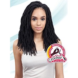 Freetress Braids 2X SOFT WAVY FAUX LOC 12" (OT530) - Synthetic Crochet Braid Dread Locks