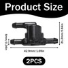 2Pcs Windscreen Washer Wiper Nozzle Check Valve 3 Way Car