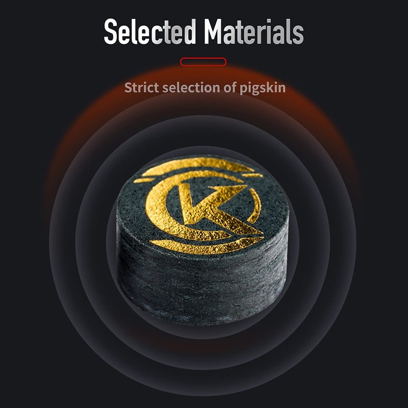 KONLLEN Pool Billiard Cue Tips - 5 Pieces Pool Cue