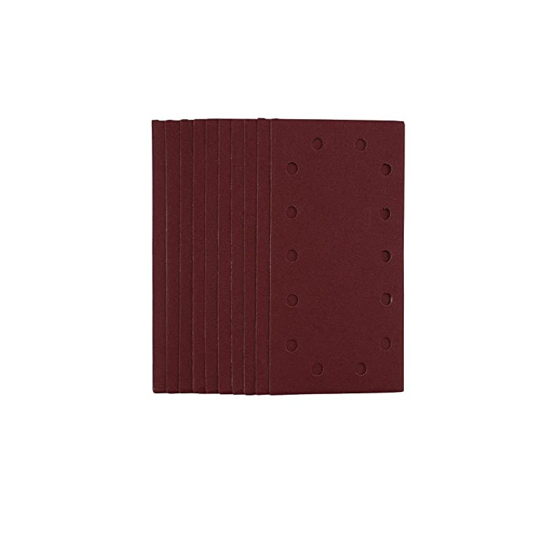 Draper 55864 1/2 Sanding Sheets with Hook and Loop, 115