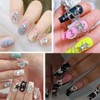 KACHIMOO 55pcs Nail Charms y2k Star Nail Charms 3D Nail