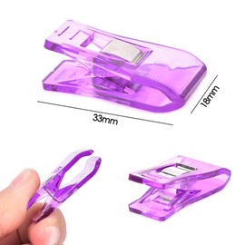Temporary Fastening Clips, 7 Colors, Assorted, Plastic Clips, Sewing Supplies, Waiting Needle, DIY, Handicraft Supplies, Convenient Goods (Set of 20)