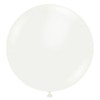 Tuf-Tex 24008 White Latex Party Balloons, 24", White, Pack of