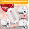 FavorKit Adjustable 3 Thickness Meat Tenderizer Attachment for Kitchenaid Mixers,