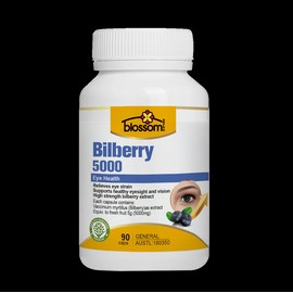 Blossom Bilberry 5000mg 90 Capsules
