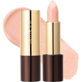 FOCALLURE Glisten Opal Shine Lipstick, High Impact Lip Color, Moisturizing Tinted Lip Balm, Lightweight & Hydrating Formula for Lip Care, FLOWER DANCE