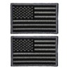 BESPORTBLE 2Pcs Taktische Patches Selbstklebende Amerikanische Flagge Applikation USA Militäruniform