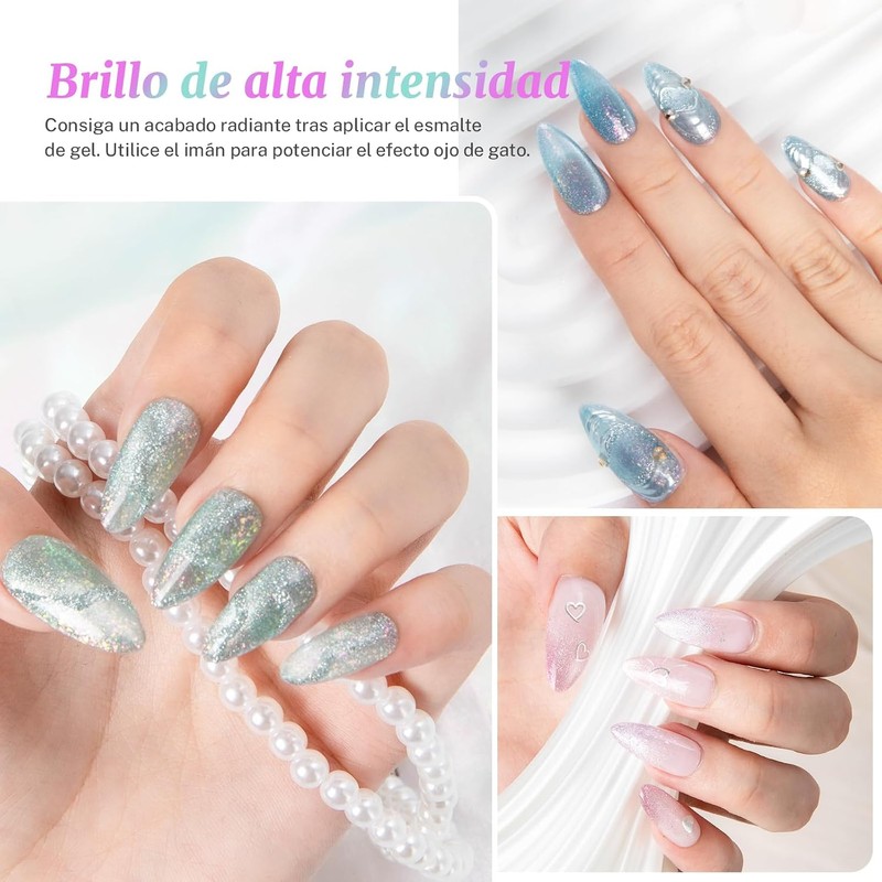 CHERIMOYA Kit de Esmaltes de Uñas en Gel Ojo de