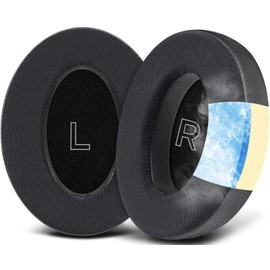 SOULWIT Cooling Gel Replacement Ear Pads for Bose A30 Aviation Headset, Earpads Cushions with High-Density Noise Isolation Foam - Black