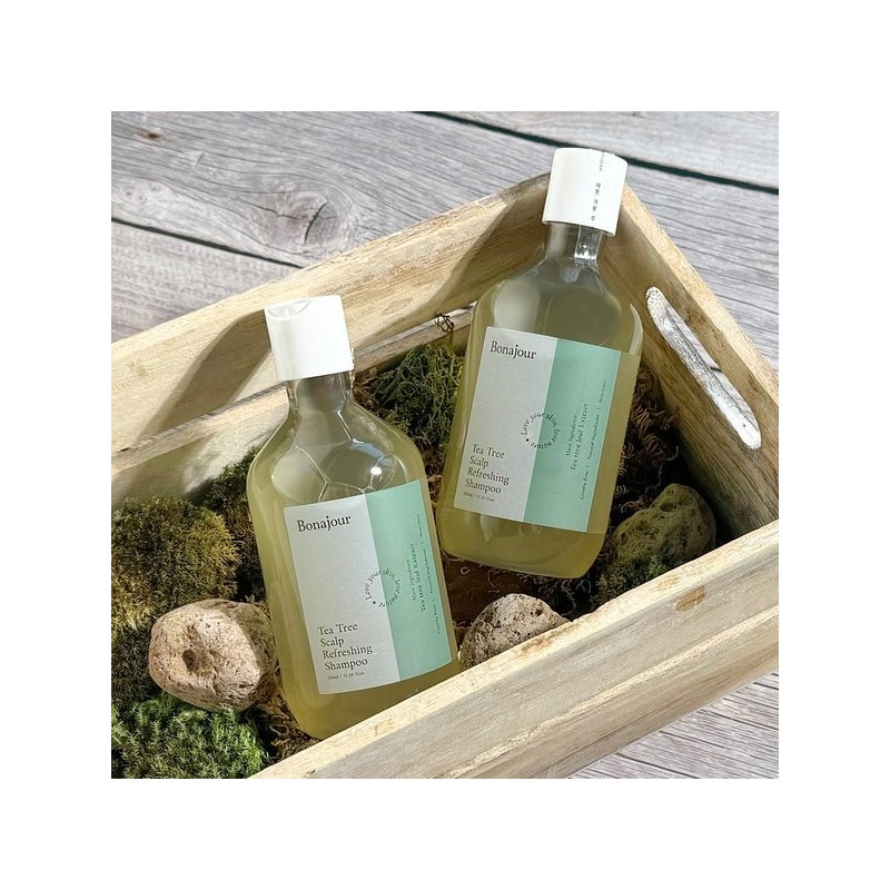 Bonajour Vegan Tea Tree Scalp Refreshing Vegan Shampoo 320ml /