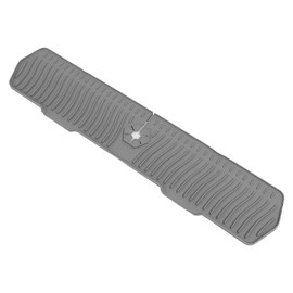 Silicone Faucet Mat Drip Tray Counter Guard with Slope Kitchen Sink Accessories Gadgets Gray