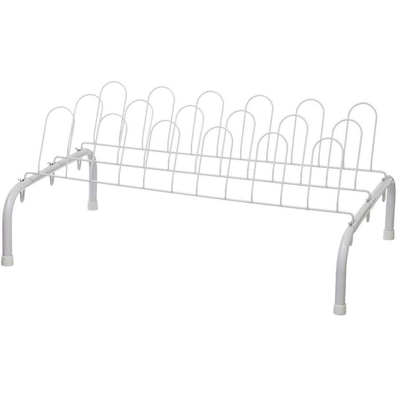 ClosetMaid 1039 Heavy Duty Lightweight 9 Pair Freestanding Wire Shoe