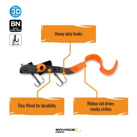 Alien EEL V2 12" 5oz (Black Orange) AE2-300-BO One Size