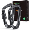 Brotree Locking Carabiner Clips 12KN (1200 kg) Heavy Duty Carabiners
