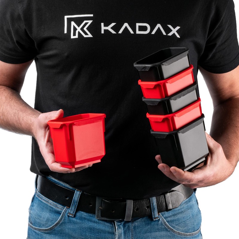 KADAX Container for Tool Storage, Storage Boxes Made of PP