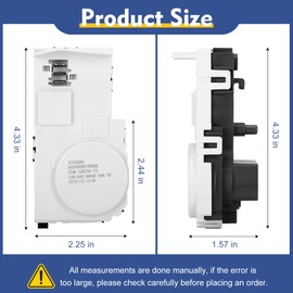 Upgrade WH01X29528 Washer Door Lock (OEM) Compatible with ge Washing Machine, Replacement AP6985313, EAP12749276, 4958749, PS12749276, PD00060769. 3-Year Warranty