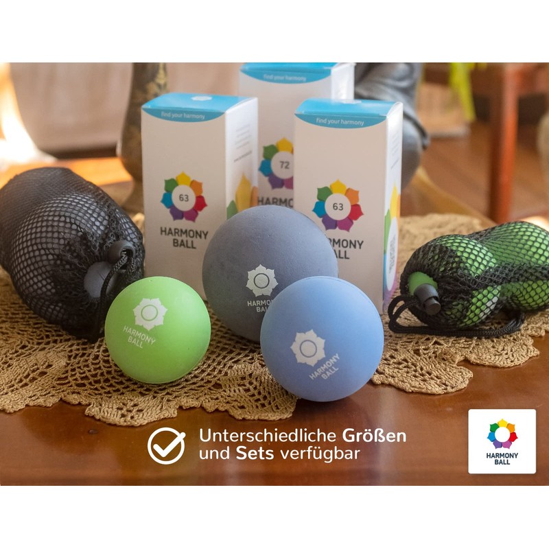Fascia Balls in Net Set of 2 Natural Rubber –