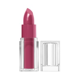 COVERGIRL Clean Lip Color, Plum Isle, Satin Finish, 24-Hour Wear, Squalane, Avocado & Aloe, Carmine-Free, Non-Drying, 0.12oz