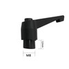 WUDQIJI Adjustable Clamping Lever Handle 4 Pieces M8 Female Thread