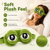 Antifaz para Dormir Gracioso, 3D Frog Sleep Mask, Cute Plush