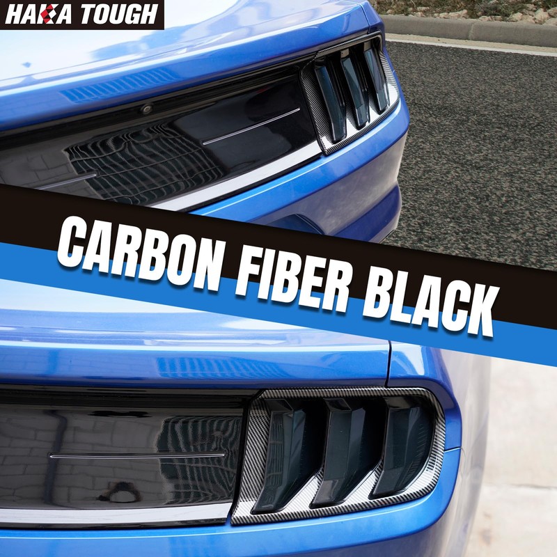 HAKA TOUGH Tail Light Lamp Cover Frame for Ford Mustang