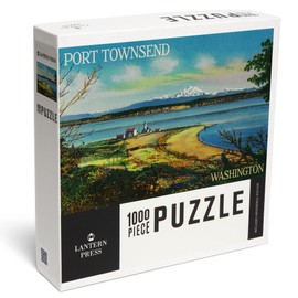 Port Townsend, Washington, Mt. Baker View (1000 Piece Puzzle, Challenging Jigsaw Puzzle for Adults, Made in USA)