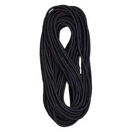 Kintenma Wooly Round Rubber 0.1 inch (3 mm) Hair Rubber 32.8 ft (10 m) Craft Material Scrunchie Made in Japan (Black)