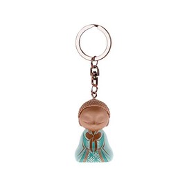 Little Buddha Keyring Be Patient, multicoloured
