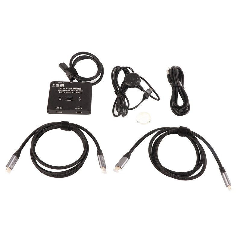 USB C Bi Directional Switcher 2 in 1 Out 1