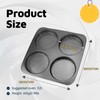 HOMOMSAE Large Hamburger Bun Pan, 5 Inch Perforated Commercial Non-Stick