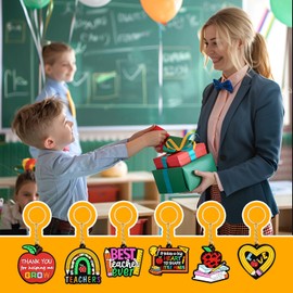 Aymolas 36 PCS Teacher Appreciation Key chains Gifts Bulk Teacher Appreciation Thank You Teachers' Gift Bulk