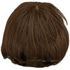 Priscilla Hat Wig Fit Short Heat Resistant Dark Brown