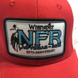 PRCA Wrangler National Finals Rodeo Hat Cap Wrangler Las Vegas 2018 60th Anniversary