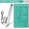 ECO-WORTHY Linear Actuator 12V, 12" 300mm Stroke, IP54 Waterproof Heavy