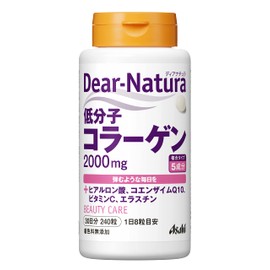 Dear-Natura Low Molecular Collagen, 240 Tablets (30 Day Supply), Asahi Supplement, Made in Japan Factories