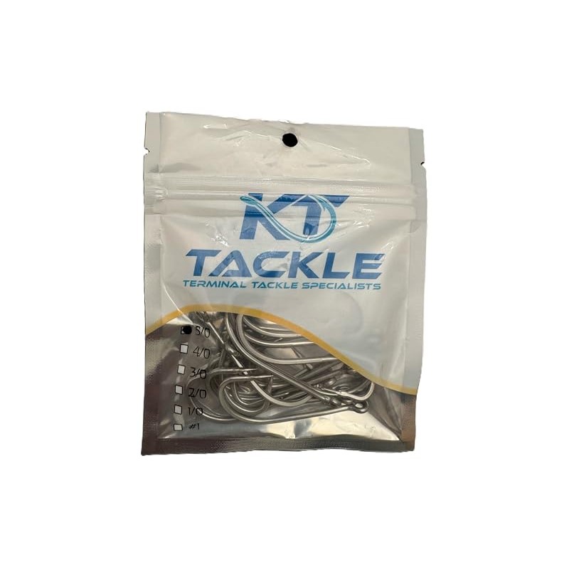 long shank fishing hook available in sizes 5/0, 4/0, 3/0,
