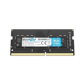 BRAINZAP 8 GB DDR4 RAM SO-DIMM PC4-2133P-SA0-10 1Rx8 2133 MHz 1.2V CL15 Notebook Laptop Memory Module Unbuffered Non-ECC