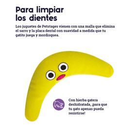 Petstages Green Magic Boomerang Buddy Catnip Cat Toy