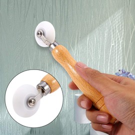 Akozon Wallpaper Roller Internal External Corner Wallpaper Seam Roller Sewn Home Wallpaper Hand DIY Tools