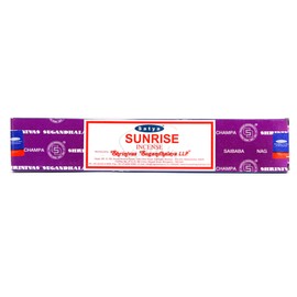 Satya Nag Champa Sunrise Incense Sticks | x1 pack | comes with SAMASIA bookmark | Incense can be used for Aromatherapy, Spa, Yoga, Weddings, Meditation, Healing, Positivity and Relaxation