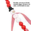 Wooden Bead String DIY Christmas Party Decoration Wall Hanging Long
