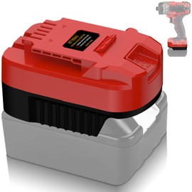 Adapter for Bauer 20V Cordless Tools Fits for Makita 18V Li-ion Battery Converter, Use for Bauer 20V Battery Cordless Power Tools (Adapter Only)